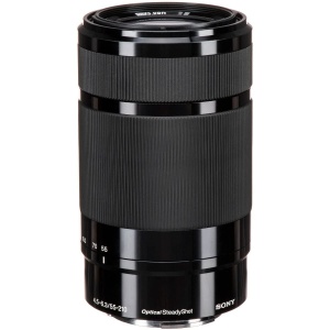 Teleobiectiv Sony SEL55210, 55-210mm, F4.5-6.3, E-Mount, Negru