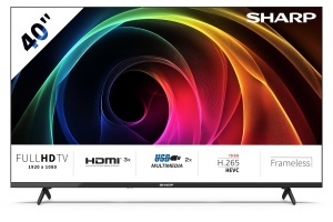 Televizor SHARP 40HA1305E 40 inch Full HD Design Frameless Negru