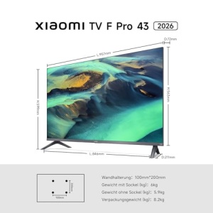 Televizor Smart Xiaomi TV F Pro 43 4K UHD QLED HDR10 Alexa 2GB32GB - Img 19