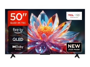 Televizor TCL 50T6C QLED 50 inch 4K UHD Dolby Vision Atmos Smart TV Alexa