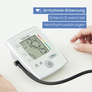 Tensiometru Beurer BM 35 pentru brat detectare aritmie memorie 2x60 valori - Img 4