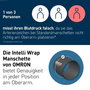 Tensiometru digital OMRON X3 Comfort AFib cu manseta Intelli Wrap si detectie fibrilatie atriala - Img 4
