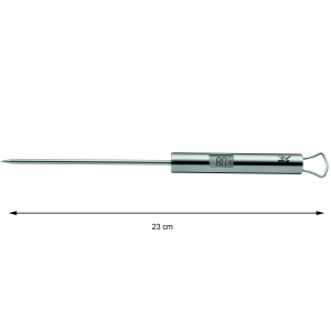 Termometru de bucatarie WMF Profi Plus digital 23 cm cu afisaj LCD termometru de bucatarie otel inoxidabil Cromargan rezistent la caldura pana la 200d - Img 2