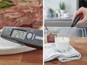 Termometru digital de bucatarie Leifheit de la -45degC la 200degC termometru pentru gratar dispozitiv de masurare a temperaturii pentru carne lichide  - Img 3