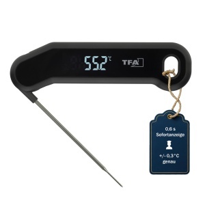 Termometru digital pentru carne TFA Dostmann 0,6s masurare, 0,3 C precizie, negru