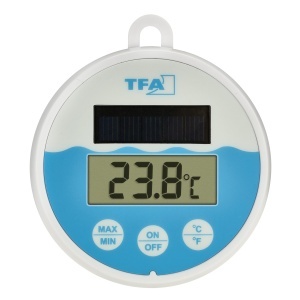 Termometru digital pentru piscina TFA Dostmann 30.1068.02, solar - Img 2