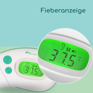 Termometru multifunctional Bebeconfort, 4-in-1, contactless, verde - Img 5