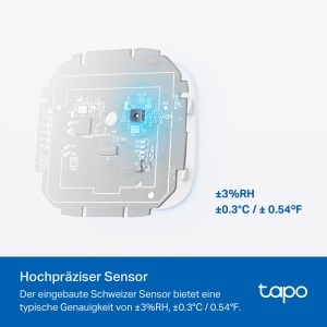 Termometru si higrometru digital TP-Link Tapo T315, ecran E-Ink 2.7, senzor de inalta precizie, necesita hub - Img 4