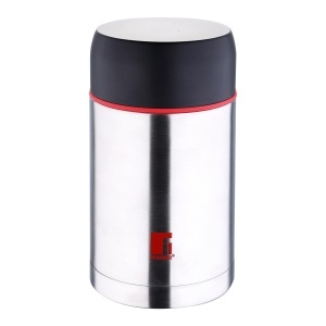 Termos BERGNER Travel 1 Litru, Inox, Finish Mat si Crom, Anti-Varsare