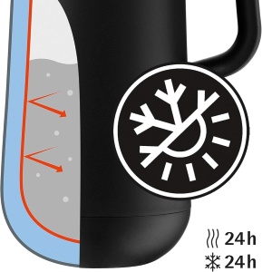 Termoscanne WMF Impulse 1L, Izolierkanne pentru Ceai sau Cafea, Negru - Img 7