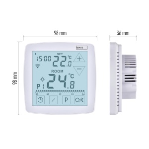 Termostat Inteligent EMOS P56S01 WiFi pentru Incazire prin Pardoseala, Touch - Img 5