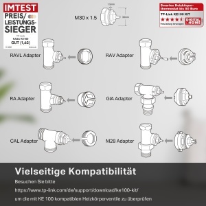 Termostat inteligent TP-Link Kasa KE100, control temperatura, compatibilitate extinsa - Img 2