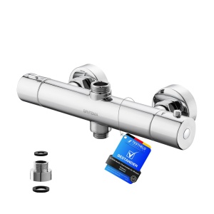 Termostat pentru dus GRIFEMA G17005 Berlin, crom, cu protectie impotriva arsurilor