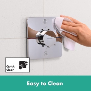 Termostat Submontat hansgrohe ShowerSelect Comfort Q, 2 Functii, Crom - Img 2