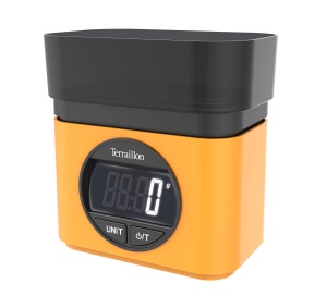 TERRAILLON BA22 Mythical Yellow - Cantar electronic de bucatarie - Design iconic - Bol integrat 0,7 L - Afisaj LCD mare - Afisaj XXL al numerelor - Functie tara - Img 2