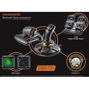 Throttle Thrustmaster TWCS Control precis pentru simulatoare de zbor 14 butoane, 8 directii, negru - Img 4