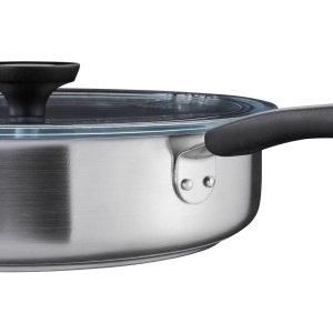 Tigaie cu capac Fiskars Functional Form 1072314 26 cm otel inoxidabil reciclat negru - Img 7