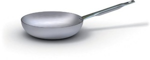 Tigaie din aluminiu Ballarini 1m 20 cm, grosime 2.5-5 mm, maner din otel inoxidabil