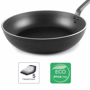 Tigaie din aluminiu Lacor 23625, 24 cm, antiaderenta, ecologica, PFOA-free - Img 3