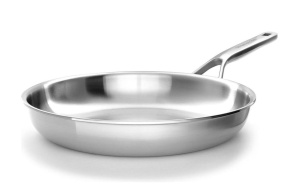 Tigaie din inox KitchenAid Multiply, 28 cm, PFAS-free, inductie, argintie