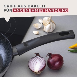 Tigaie Fackelmann Essential Crisp 28 cm Negru Antiaderenta Ceramica - Img 6