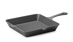 Tigaie grill Hendi Gusseisen 250x250 mm fonta antiaderenta compatibila cu plite pe gaz si inductie - Img 2