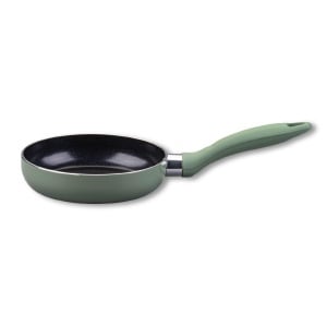 Tigaie Mini Fackelmann 18 cm din aluminiu reciclat, cu maner Bakelit, gri-verde