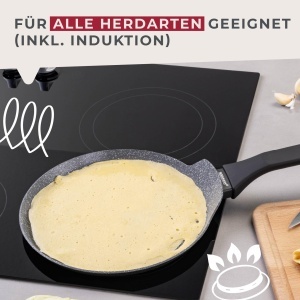 Tigaie pentru clatite Fackelmann Cosmo 25 cm aluminiu presat invelis ceramic PFAS-free - Img 5