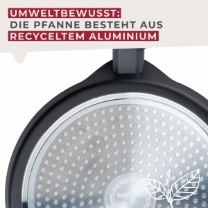 Tigaie pentru clatite Fackelmann Statement 25cm aluminiu reciclat antiaderenta compatibila inductie - Img 6
