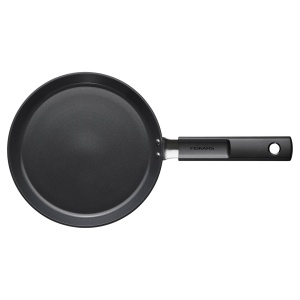 Tigaie pentru omleta Fiskars, Hard Face, Diametru 22 cm, Potrivita pentru toate plitele, Acoperire antiaderenta, Rezistent la zgarieturi, Aluminiu/plastic, Negru, 1075522 - Img 5