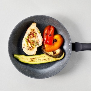 Tigaie Russell Hobbs RH02799EU7 Metallic Marble 24 cm Antiaderenta Compatibila Inductie - Img 5