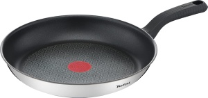 Tigaie Tefal Comfort Max 26 cm, inox, antiaderenta, inductie, negrusilver