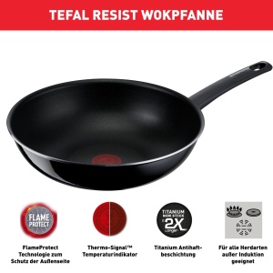 Tigaie Tefal D52619, 28 cm, Antiaderenta, Negru - Img 2