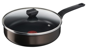 Tigaie Tefal Easy CookClean B5543202 24 cm Antiaderenta Capac inclus Compatibila cu plite pe gaz si electrice