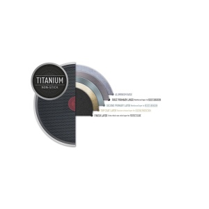 Tigaie Tefal StartEasy C26732 24 cm Antiaderenta Titanium Compatibila Inductie Negru - Img 5