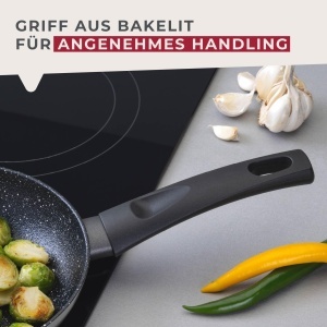 Tigaie wok Fackelmann Essential Crisp 20 cm ceramica antiaderenta negru - Img 6