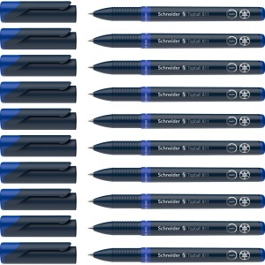 Tintenroller Schneider Topball 811, 0.5 mm, 10 bucati, albastru