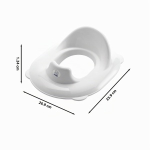 Toaleta pentru copii Rotho Babydesign TOP, alb, din plastic reciclat - Img 2