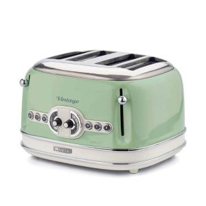 Toaster Ariete Vintage 156 Verde 1600W 6 trepte de prajire 4 felii