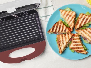 Toaster Beper P101TOS010, 750W, Antiaderent, AlbRosu - Img 6