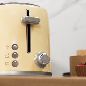 Toaster Cecotec ToastTaste 1000 Retro Double Beige 980W Functie Dezghetare si Incalzire - Img 6