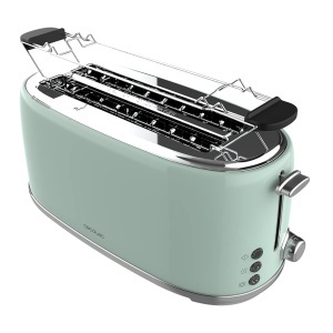 Toaster Cecotec ToastTaste 1600 Retro Double Green, 4 felii, 1630W