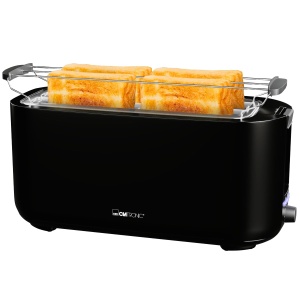 Toaster Clatronic TA 3802, 4 felii, 1400 W, negru