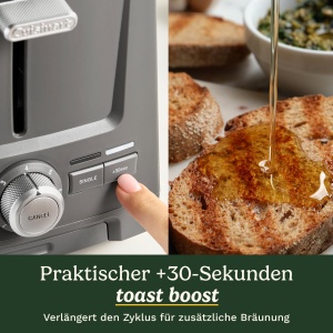 Toaster Cuisinart Core Collection 2 felii, sloturi mari, functie bagel, design compact - Img 4