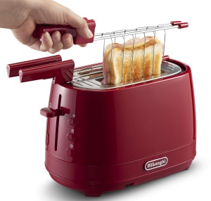 Toaster De Longhi CTLAP2203, 550W, 2 fante, functie de dezghetare - Img 3