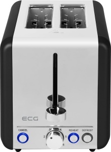 Toaster ECG ST 2708 Tradizione Nero, 2 feliute, 6 trepte de temperatura, negru - Img 2