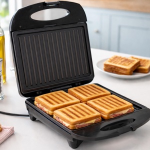 Toaster electric Beper P101TOS040 pentru 4 felii, 1400 W, placi antiaderente - Img 8