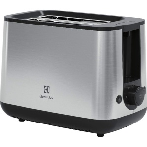 Toaster Electrolux E3T1-3ST din otel inoxidabil, negru