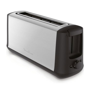 Toaster Moulinex LS340811, 1000W, 1 felie, inox, negru
