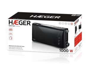 Toaster multifunctional HAEGER Dark Sun 1000W, 6 pozitii, negru - Img 9